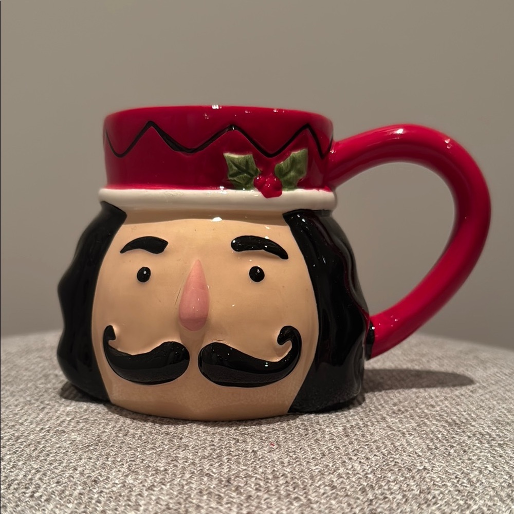 Nutcracker Face Ceramic Mug ☕️